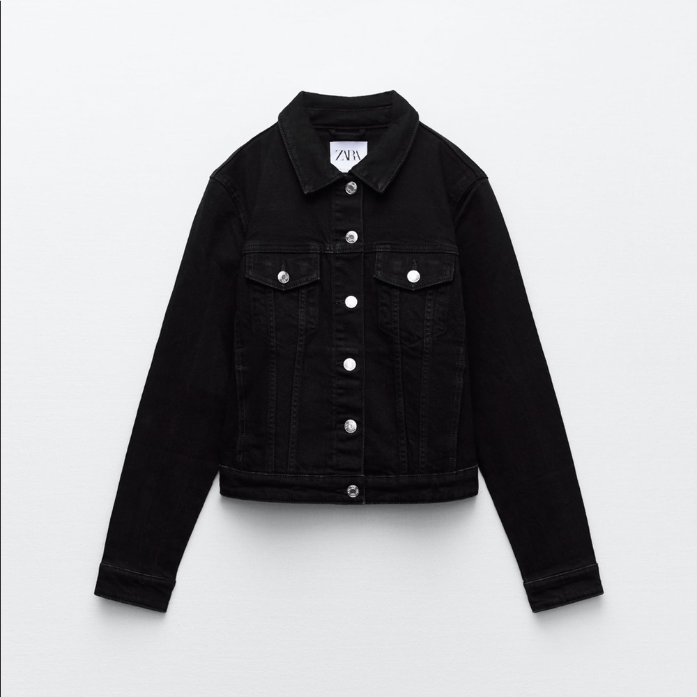 Black Zara denim jacket